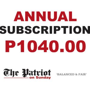 ANNUAL SUBSCRIPTION