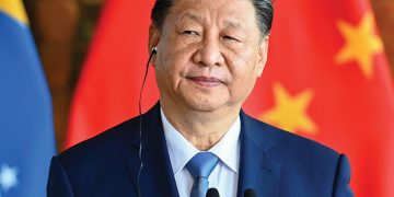 Xi Jinping, China's president, during a news conference with Luiz Inacio Lula da Silva, Brazil's president, not pictured, at the Alvorada Palace in Brasilia, Brazil, on Wednesday, Nov. 20, 2024. In roughly a dozen meetings with world leaders over a week in South America, Xi repeatedly sought to win assurances that nations would uphold the international free trade system as US President-elect Donald Trump threatens to put 60% tariffs on Chinese goods. Photographer: Ton Molina/Bloomberg via Getty Images